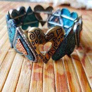 Love And Hearts Stretchy Bracelet